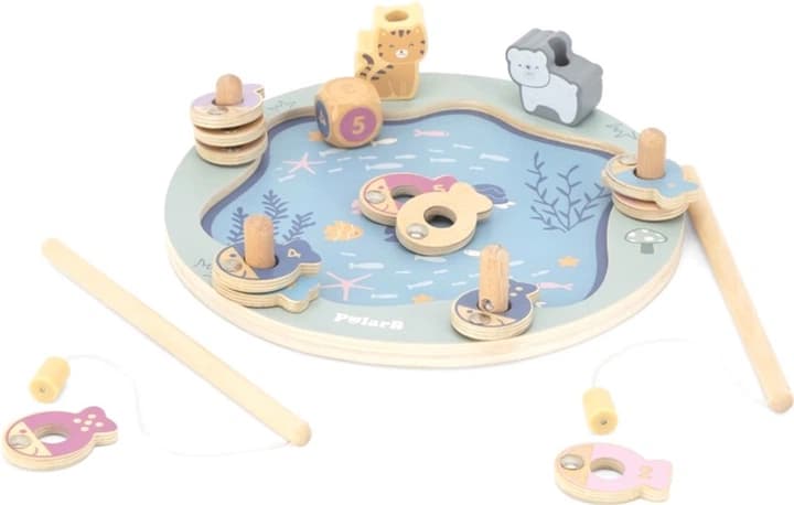 Drewniana gra łowienie rybek Viga PolarB