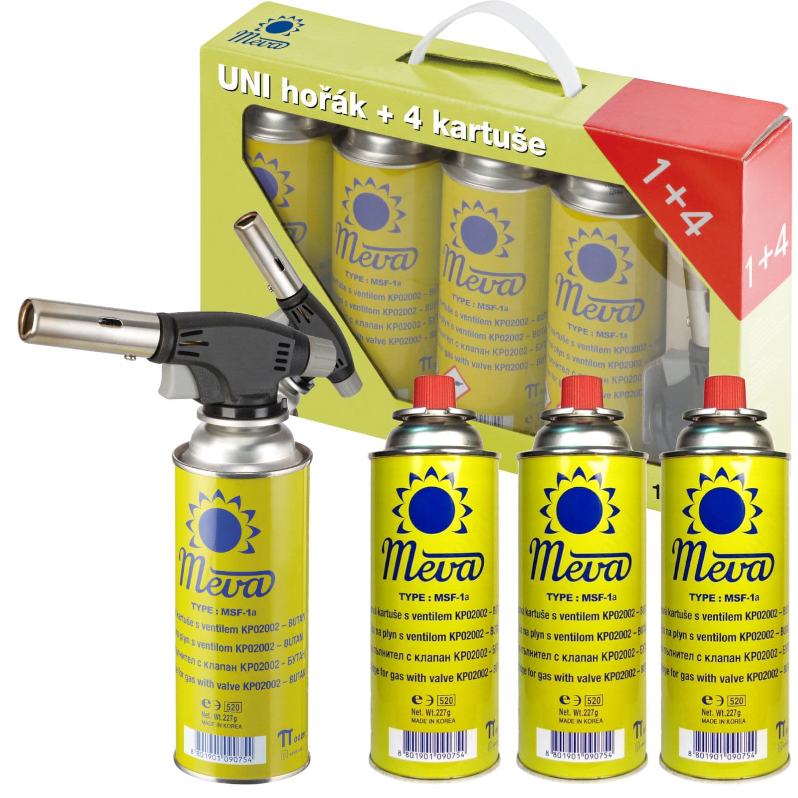 Zestaw Palnik gazowy uniwersalny gastronomiczny Creme Brulle 1kW