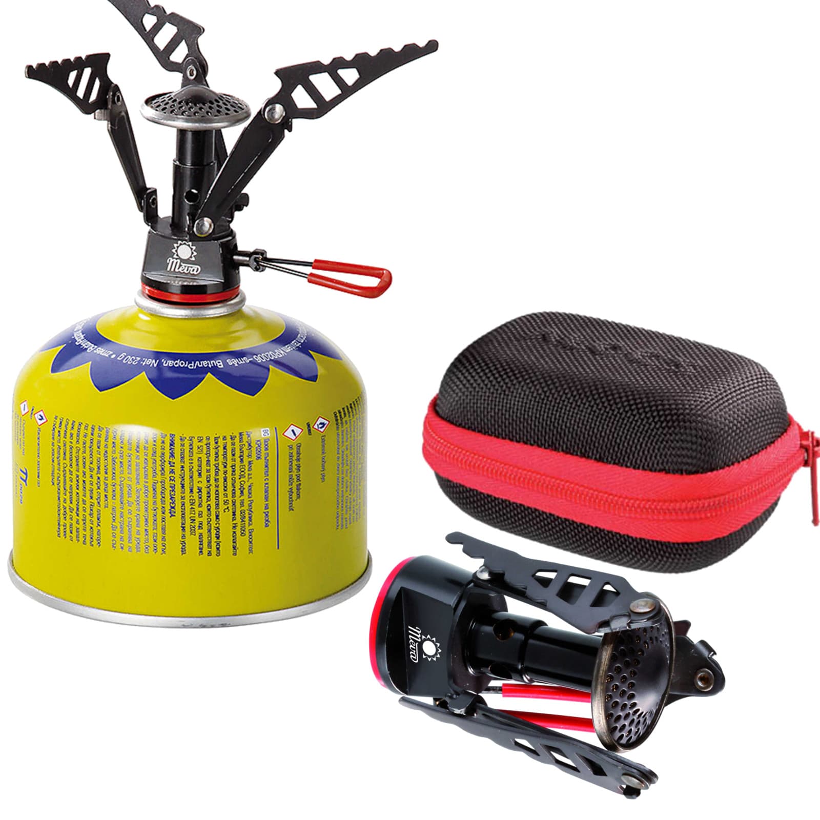 Najlżejsza kuchenka turystyczna na kartusze gazowe zawór gwint Spark 2.6kW