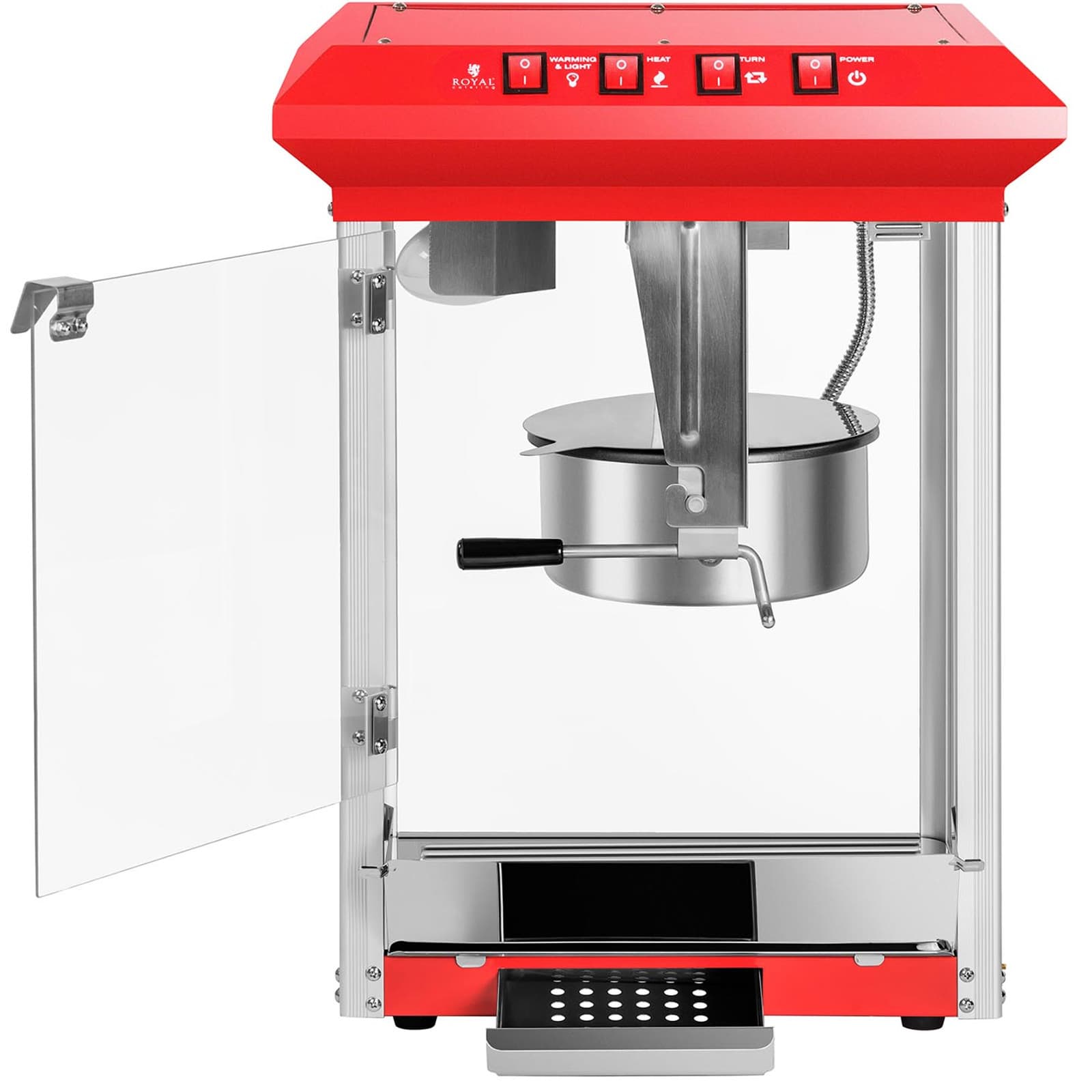 Profesjonalna wydajna maszyna do popcornu 1325W RCPR Royal Catering