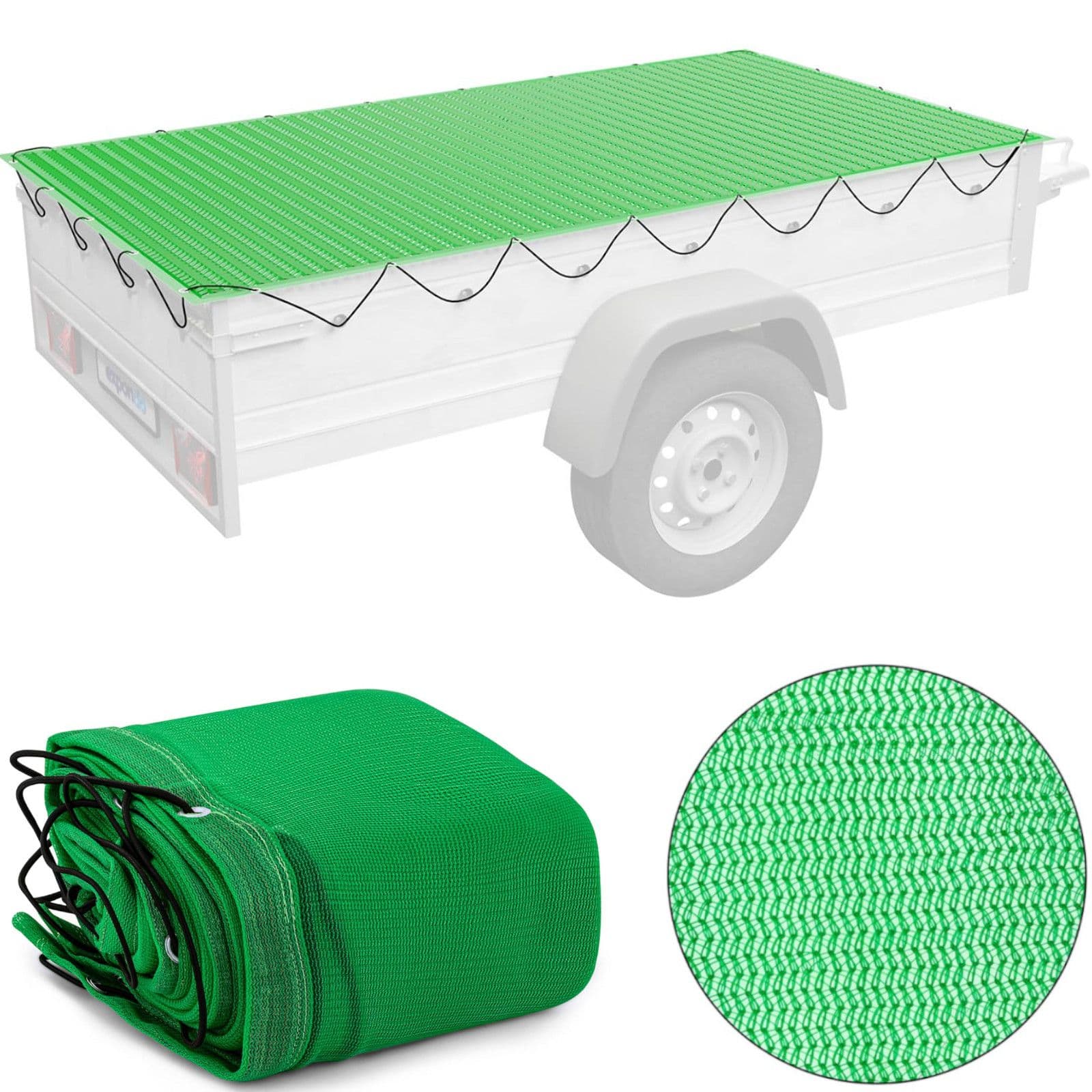 Siatka transportowa zabezpieczająca ładunek na przyczepkę drobne 2.5x4.5m