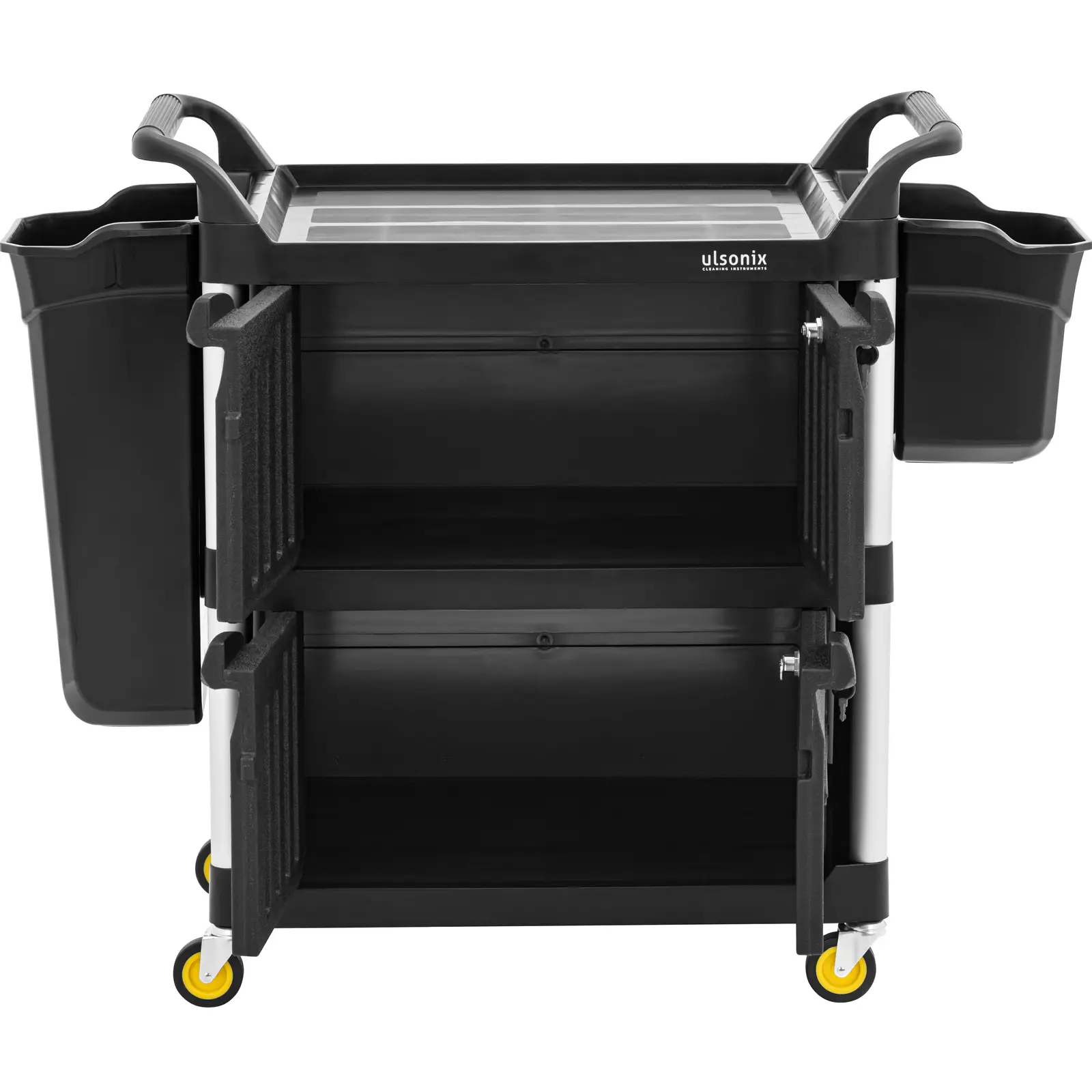 Wózek hotelowy serwisowy do sprzątania zamykany na klucz 85x47 x 102cm