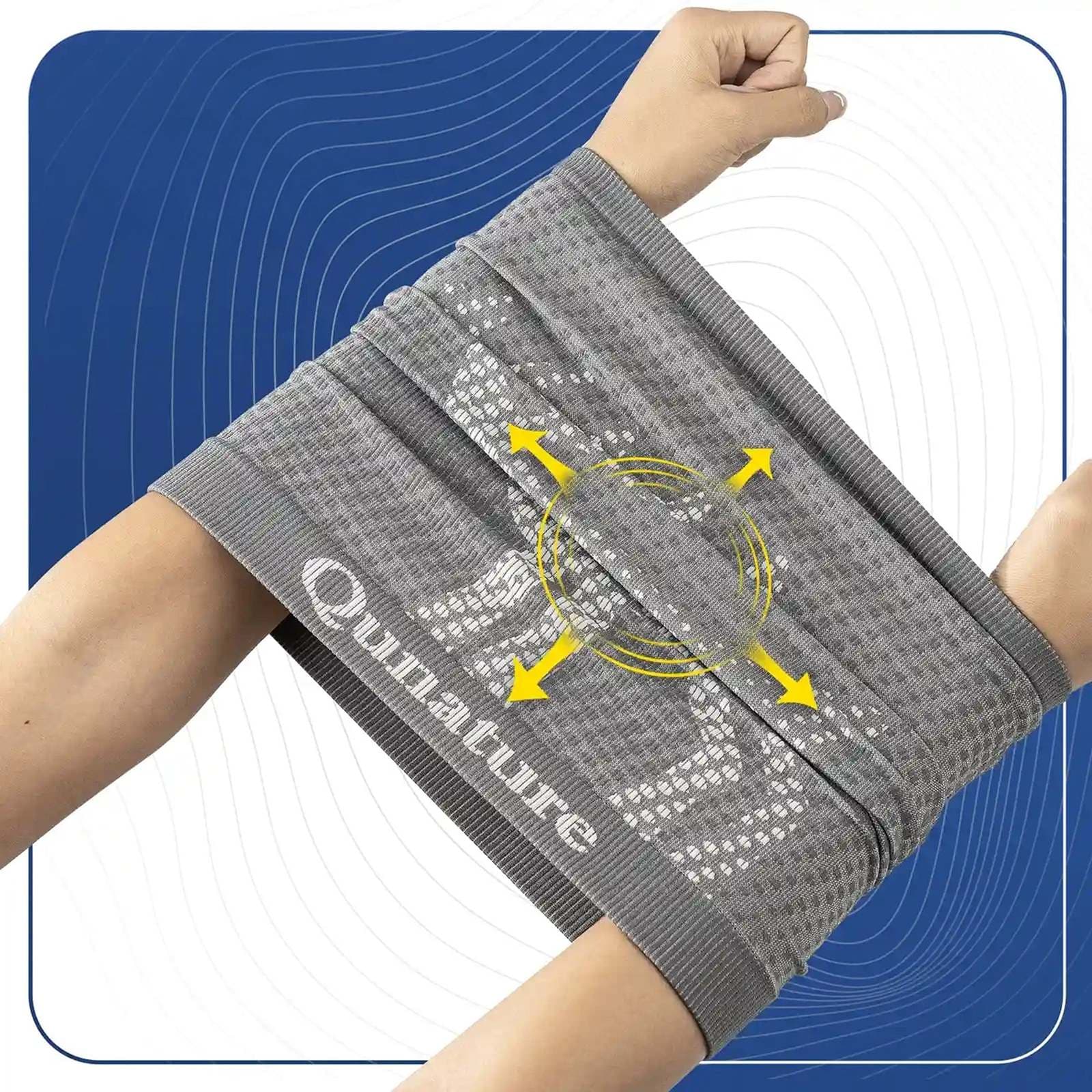 Komin narciarski bandana sportowa wielofunkcyjna rozmiar uniwersalny - szary