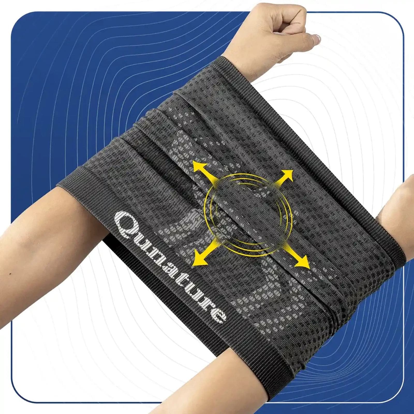 Komin narciarski bandana sportowa wielofunkcyjna rozmiar uniwersalny - czarny