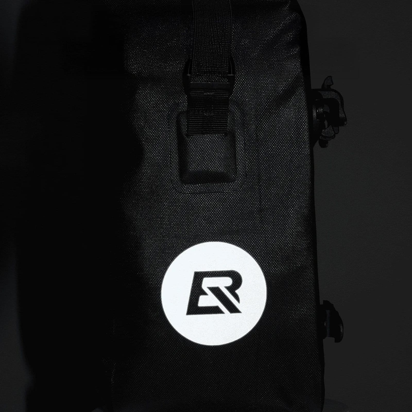 Sakwa rowerowa wodoodporna na bagażnik z paskiem na ramię 10-14l - żółta