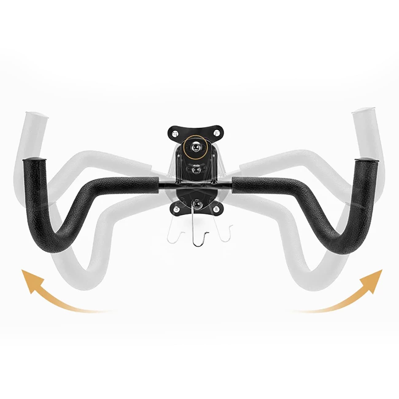 Wieszak uchwyt rowerowy do montażu na ścianie - czarny