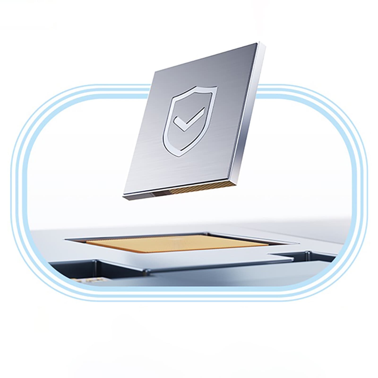 Powerbank 10000mAh 45W PicoGo USB-A USB-C z wbudowanym kablem wyświetlaczem - biały