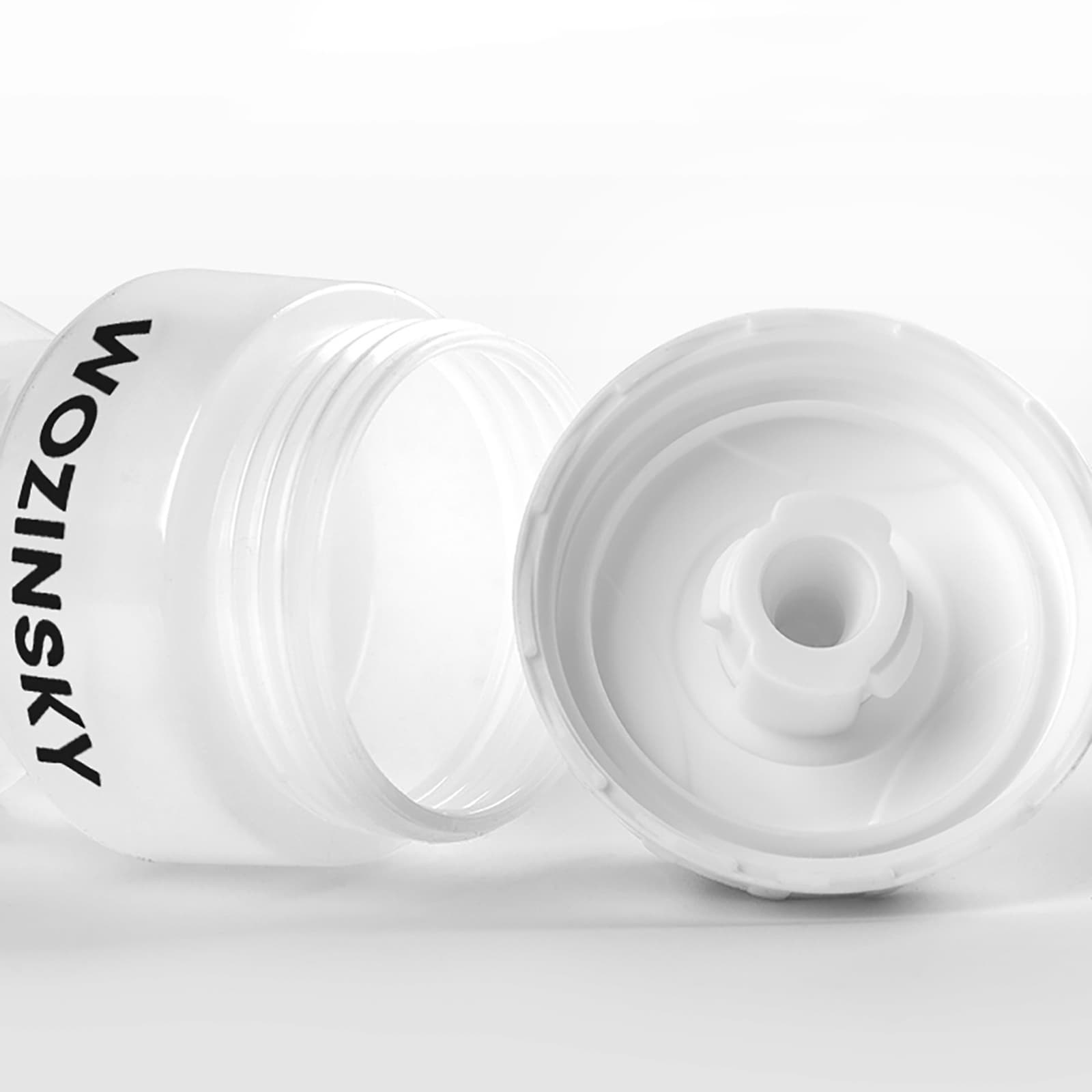 Bidon rowerowy butelka do wody napojów 750ml - transparentny