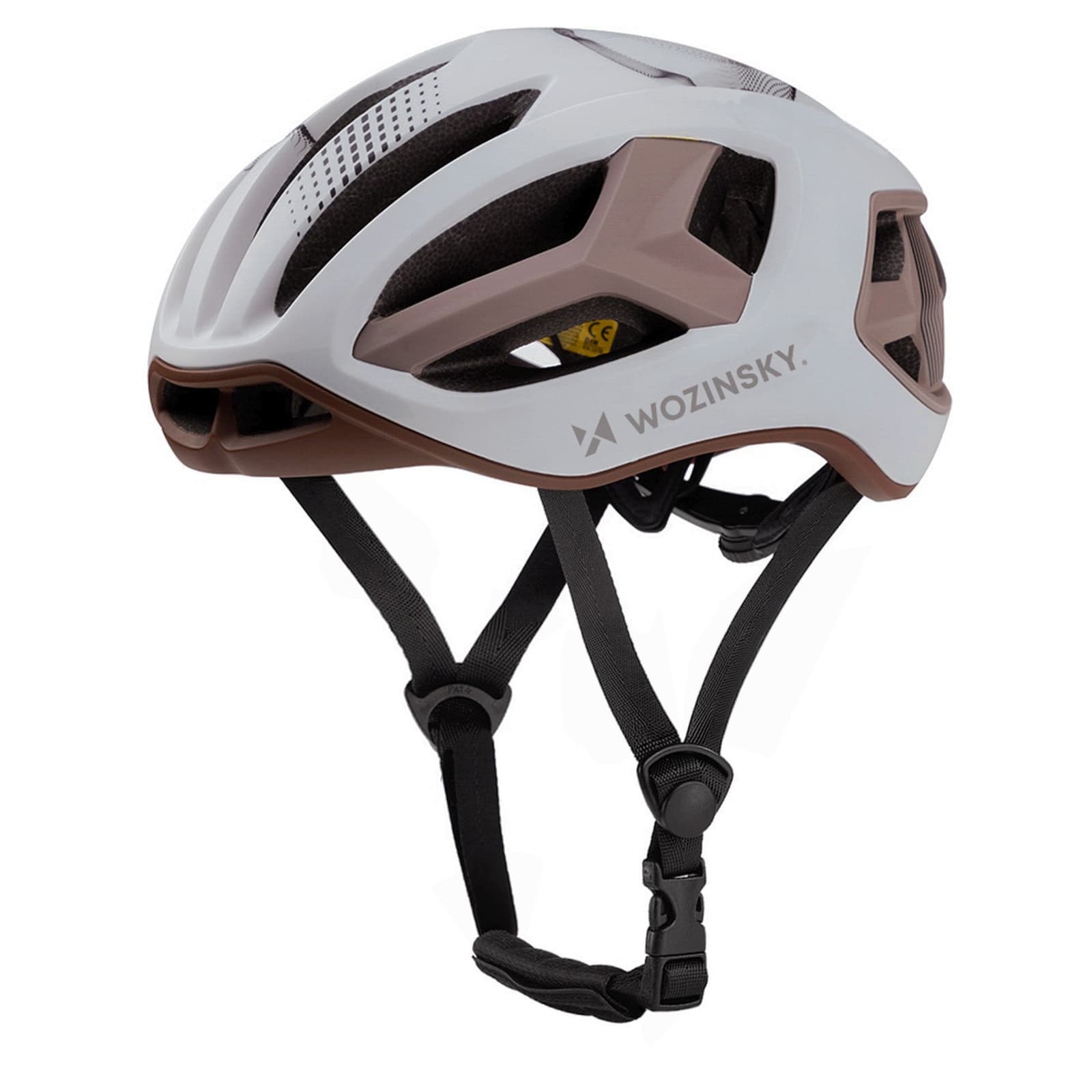 Kask rowerowy szosowy ultralekki 54-58 cm - taupe