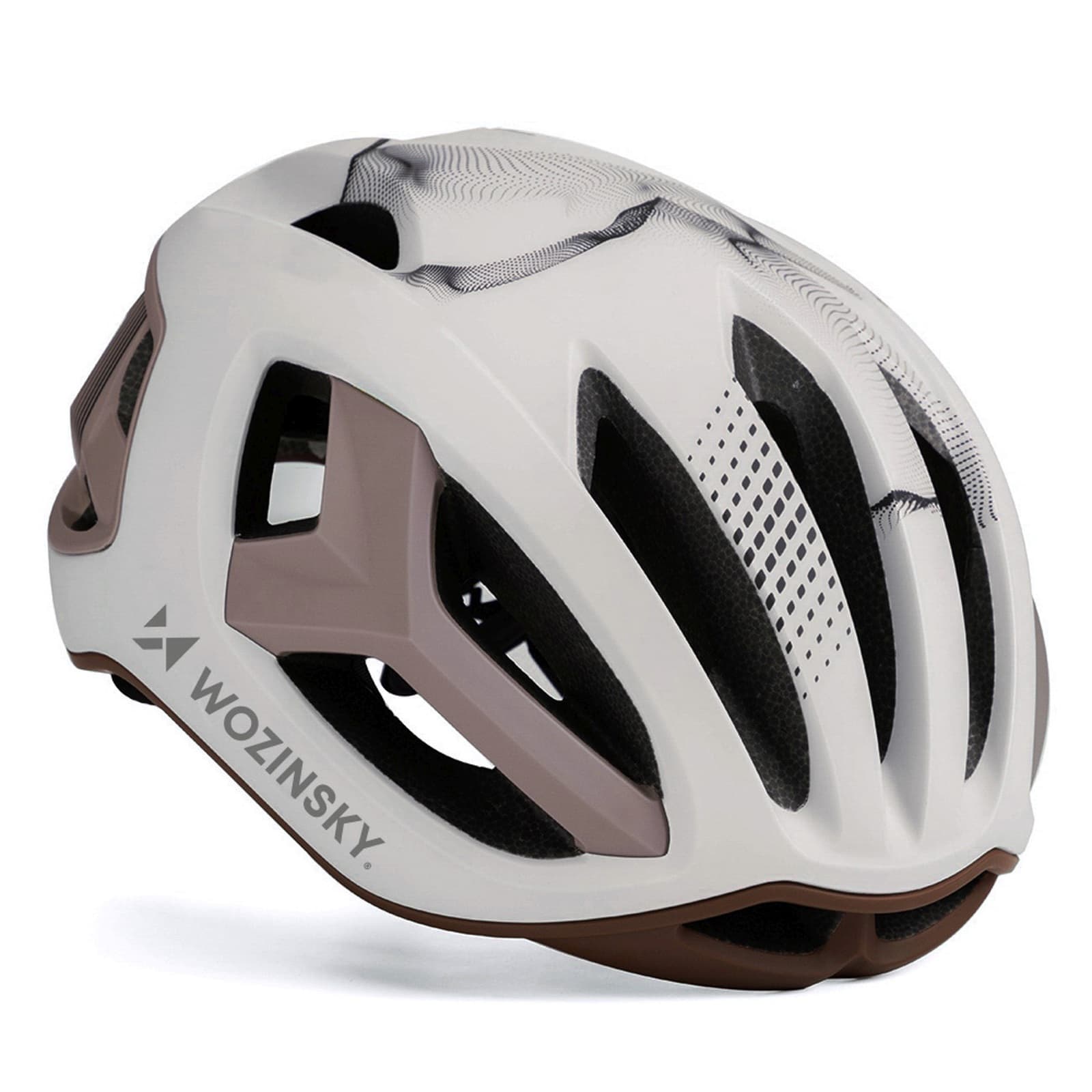 Kask rowerowy szosowy ultralekki 54-58 cm - taupe