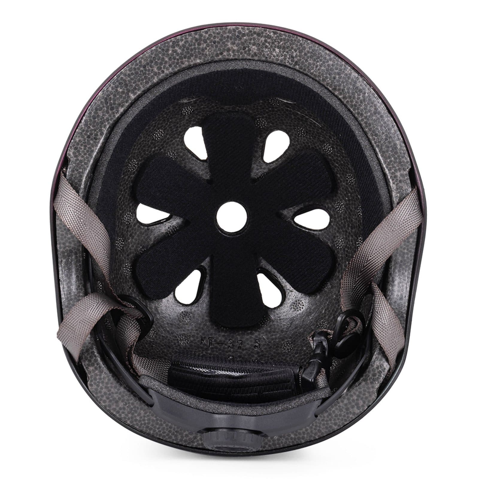 Kask rowerowy BMX hulajnoga lekki 48-52 cm - czarny
