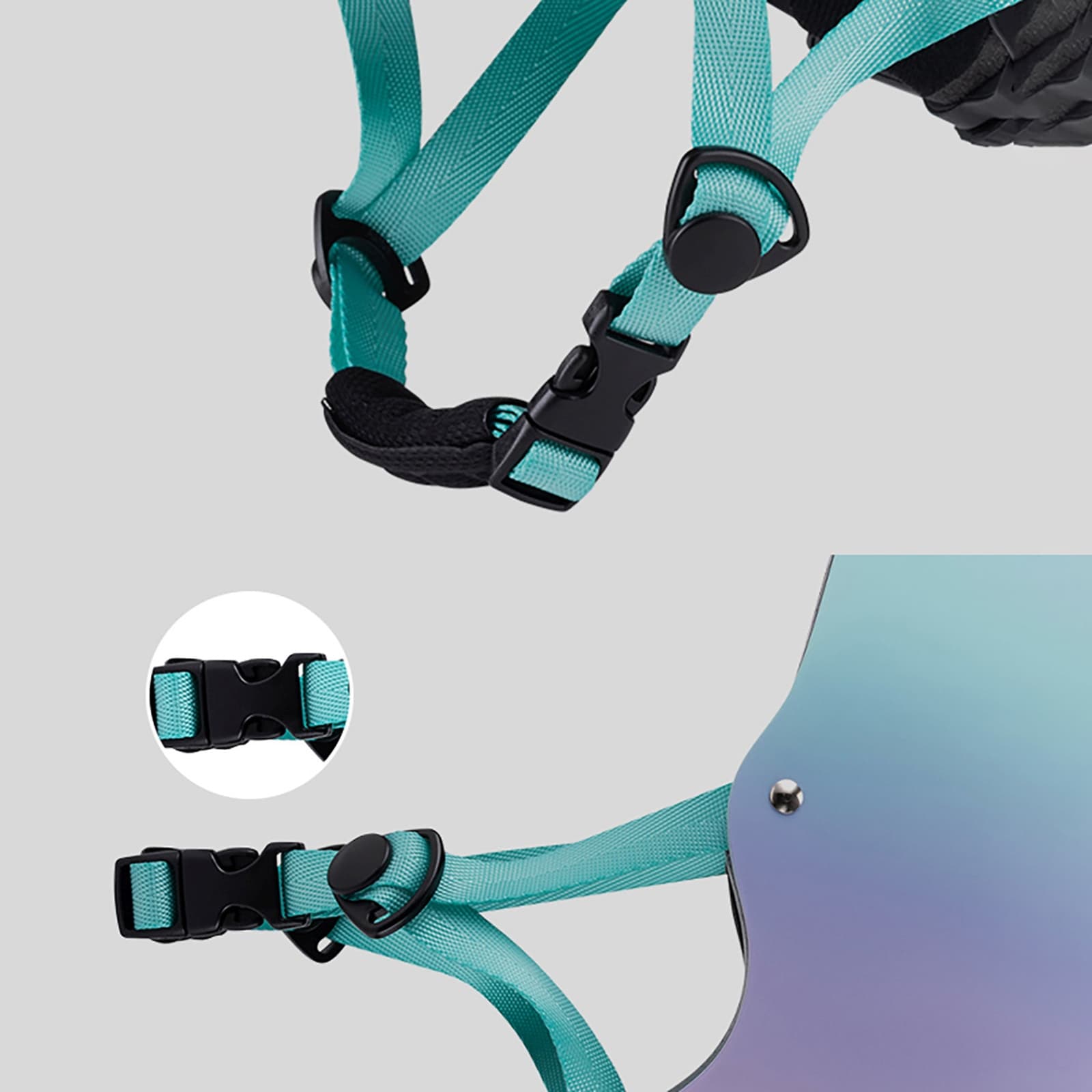 Kask rowerowy BMX hulajnoga 54-58 cm - gradient różowy