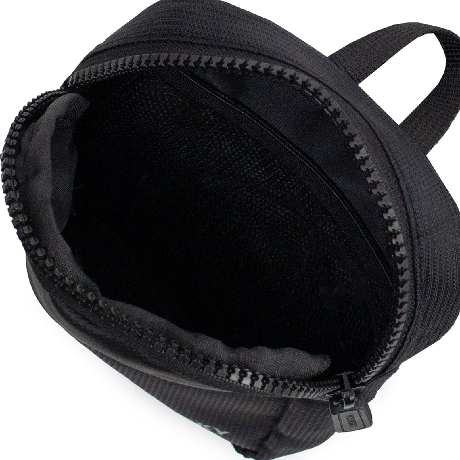 Mini saszetka na ramię wodoodporna dwukomorowa na telefon unisex - czarna