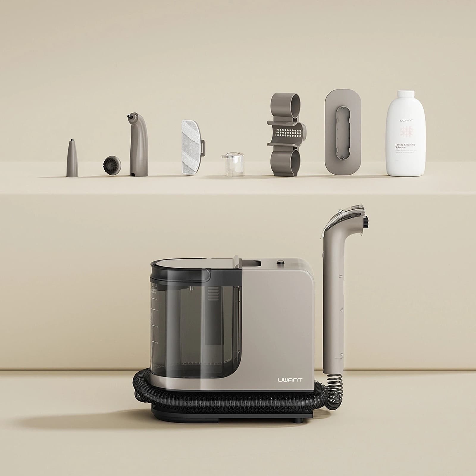 Odkurzacz piorący z funkcją pary UWANT Y200S - szary