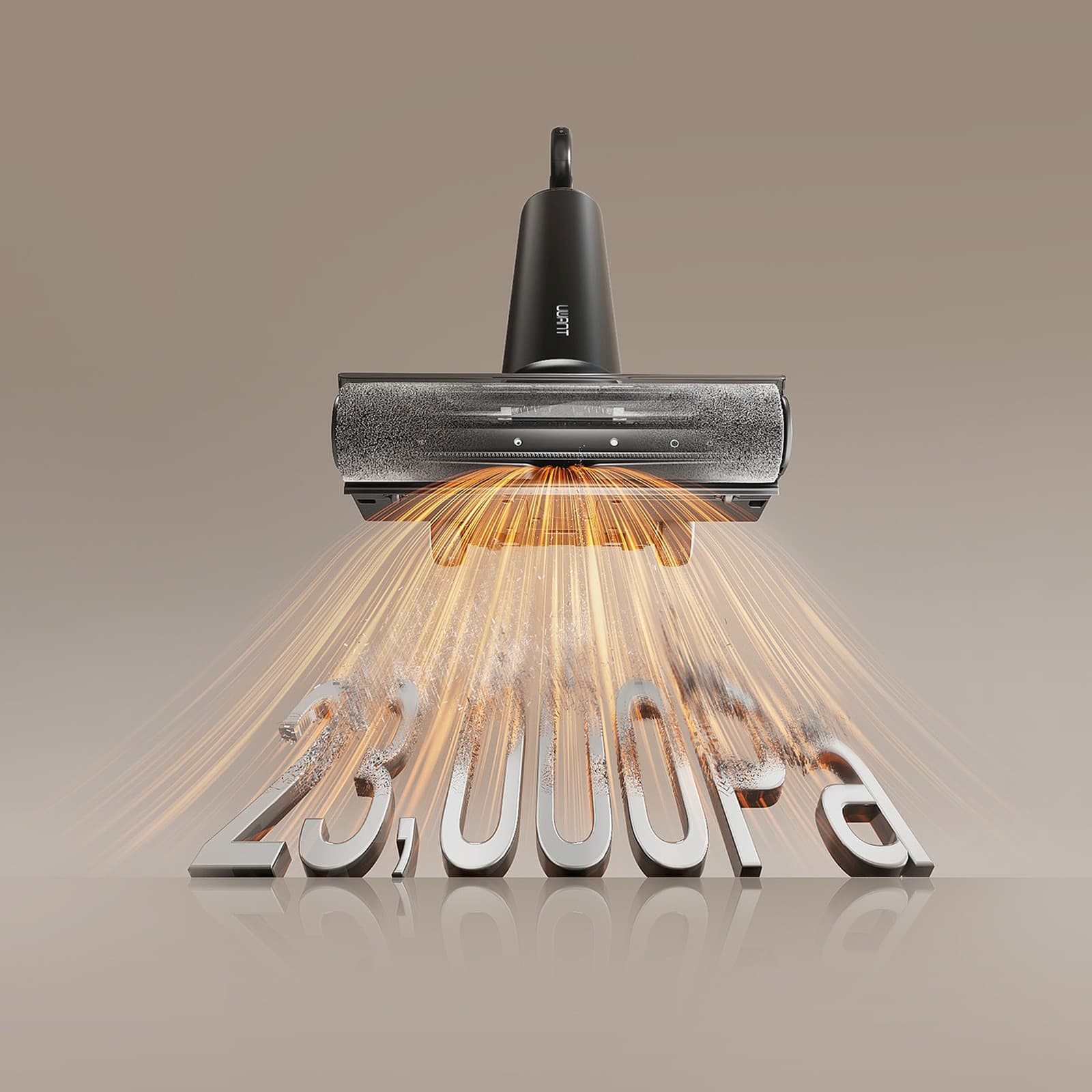 Odkurzacz pionowy z funkcją mopowania do pracy na mokro sucho UWANT D600 - czarny