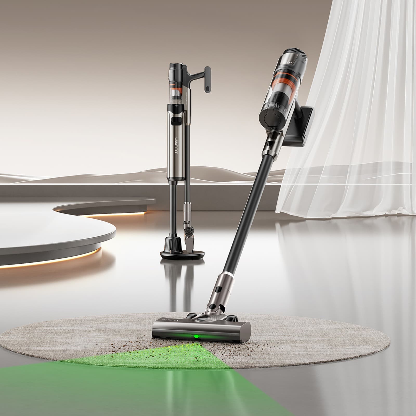 Odkurzacz pionowy bezprzewodowy UWANT V600 - szary