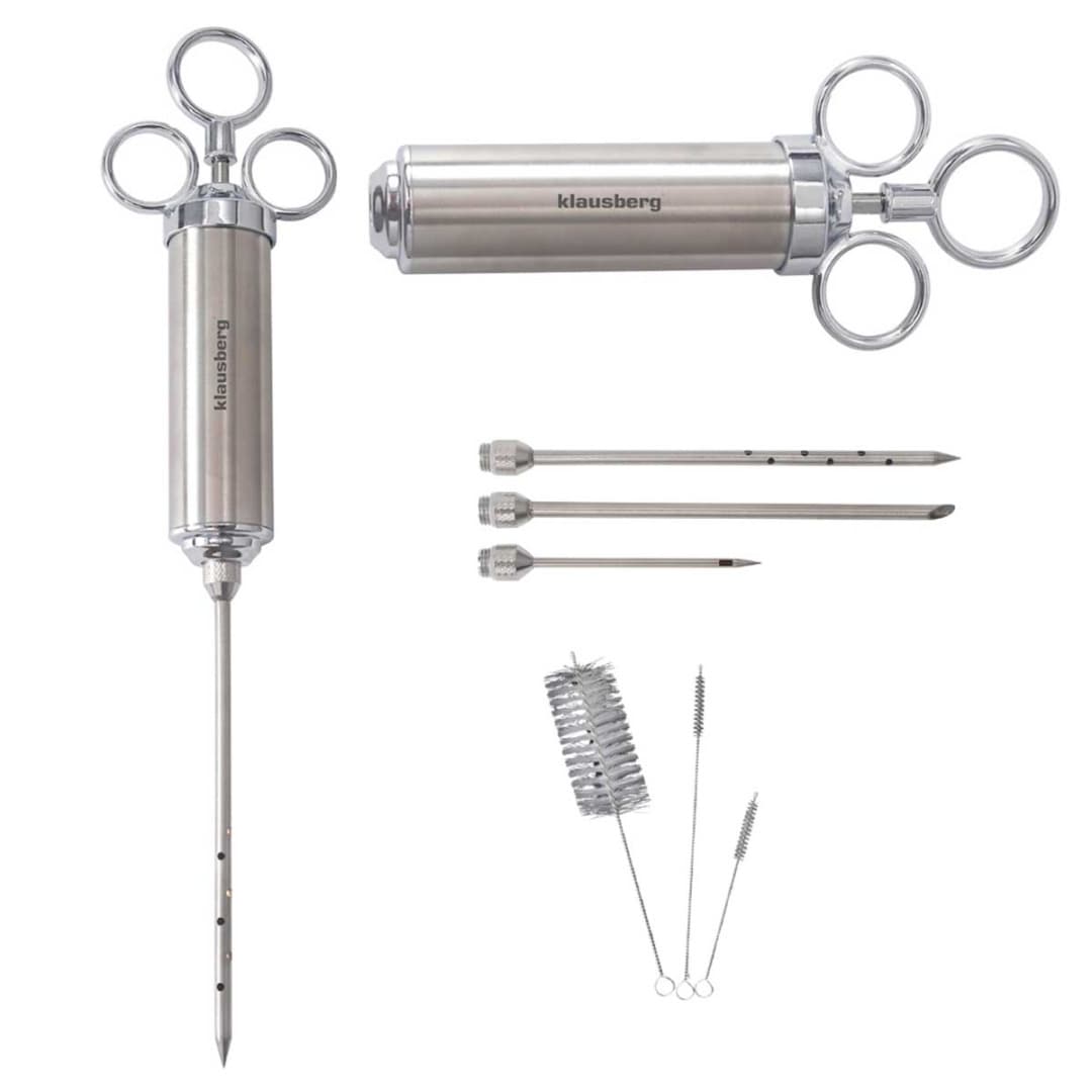 STALOWA NASTRZYKIWARKA 60ml DO PEKLOWANIA MIĘSA KLAUSBERG KB-7842