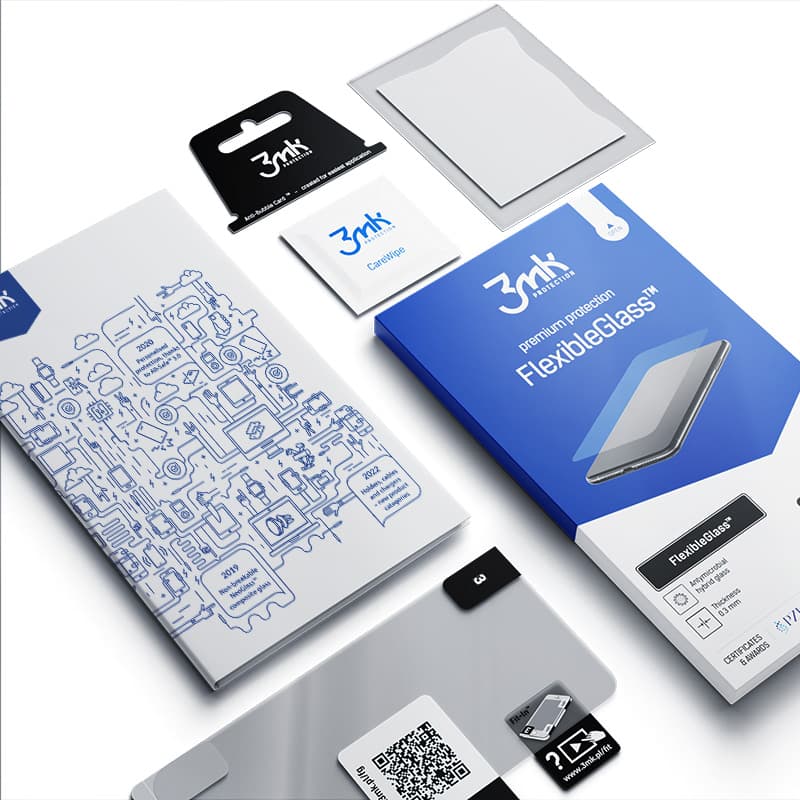 Szkło elastyczne hybrydowe iPhone 14 3mk