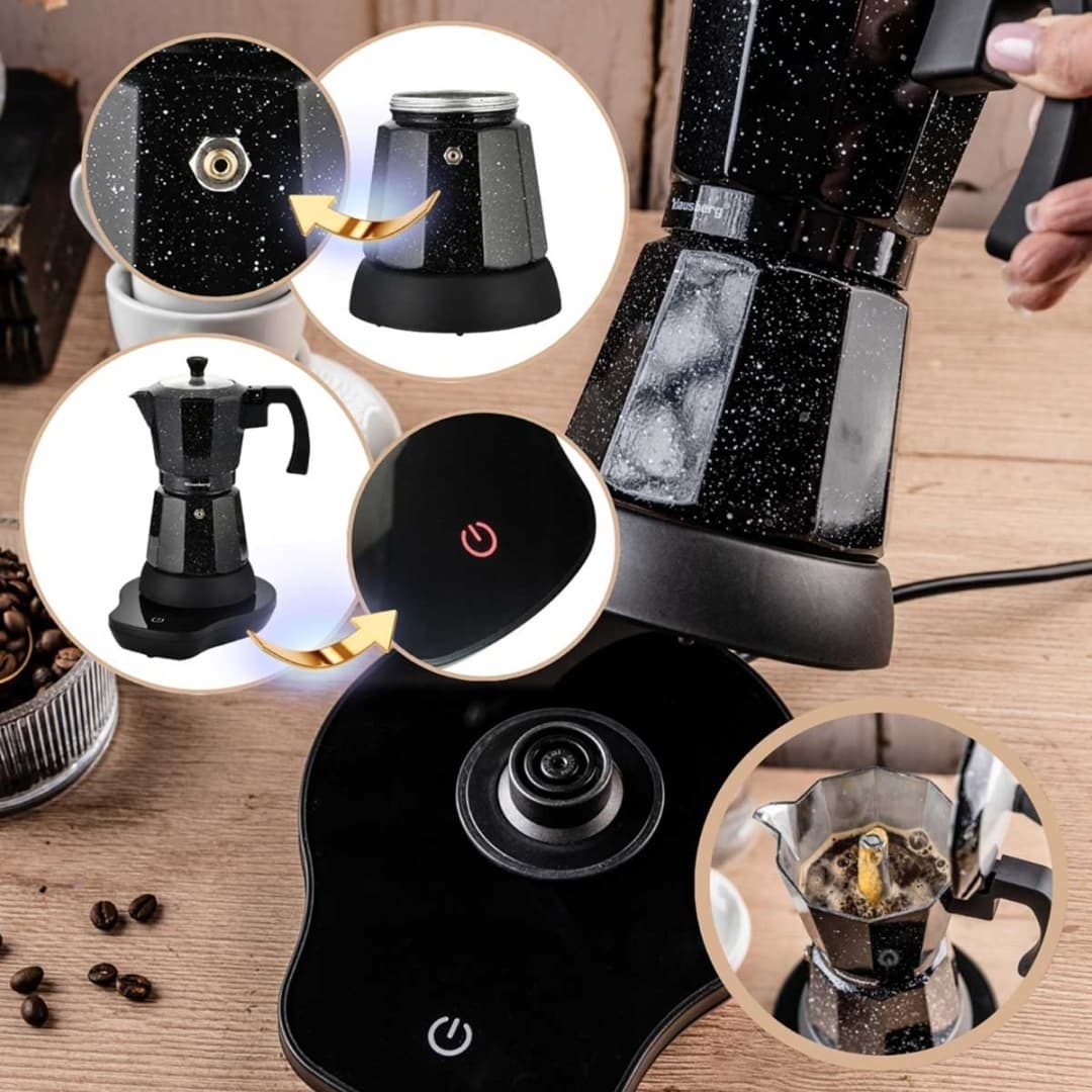 KAWIARKA ELEKTRYCZNA ESPRESSO 300ml KLAUSBERG KB-7998 500W