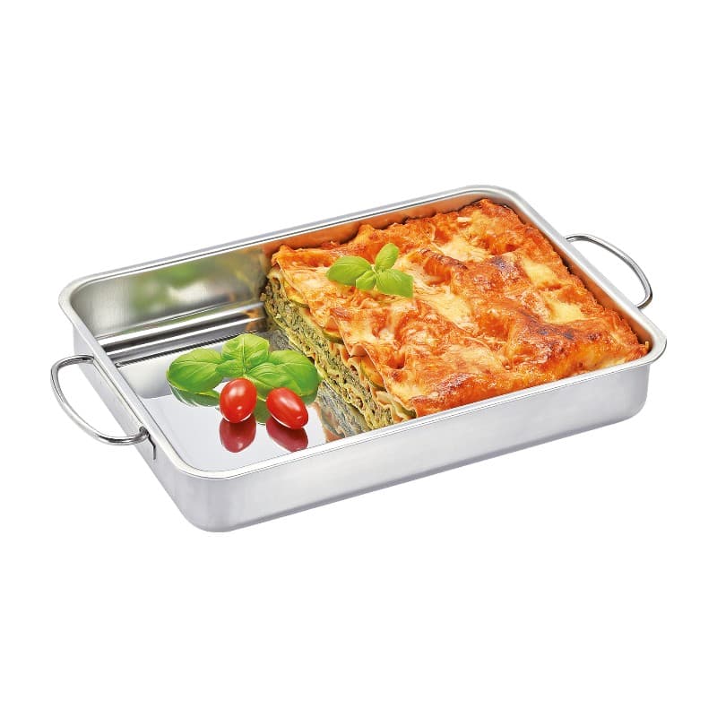 Brytfanna Style Stalowa z rusztem 40×31,5×6,5cm