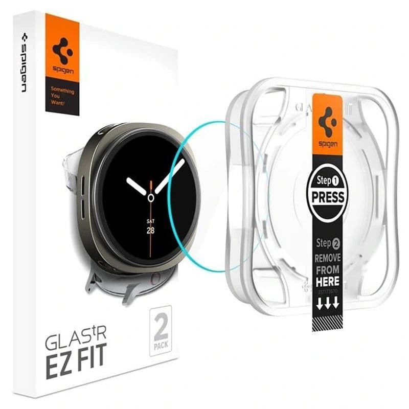 Szkło hartowane 2 szt Samsung Galaxy Watch 8x44mm 2 Spigen
