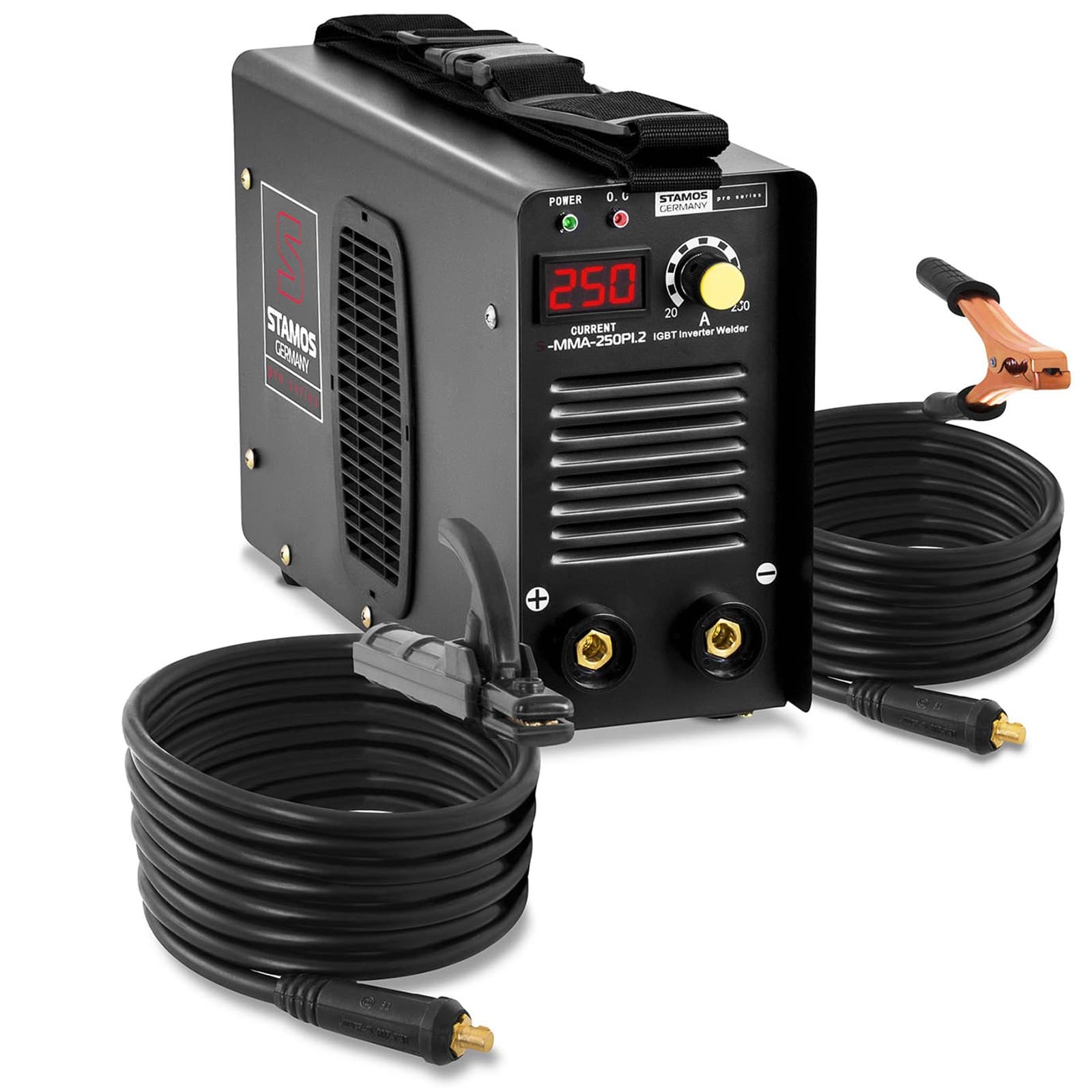Kompaktowa niezawodna spawarka MMA Igbt z wyświetlaczem LED 250A 250PI.2