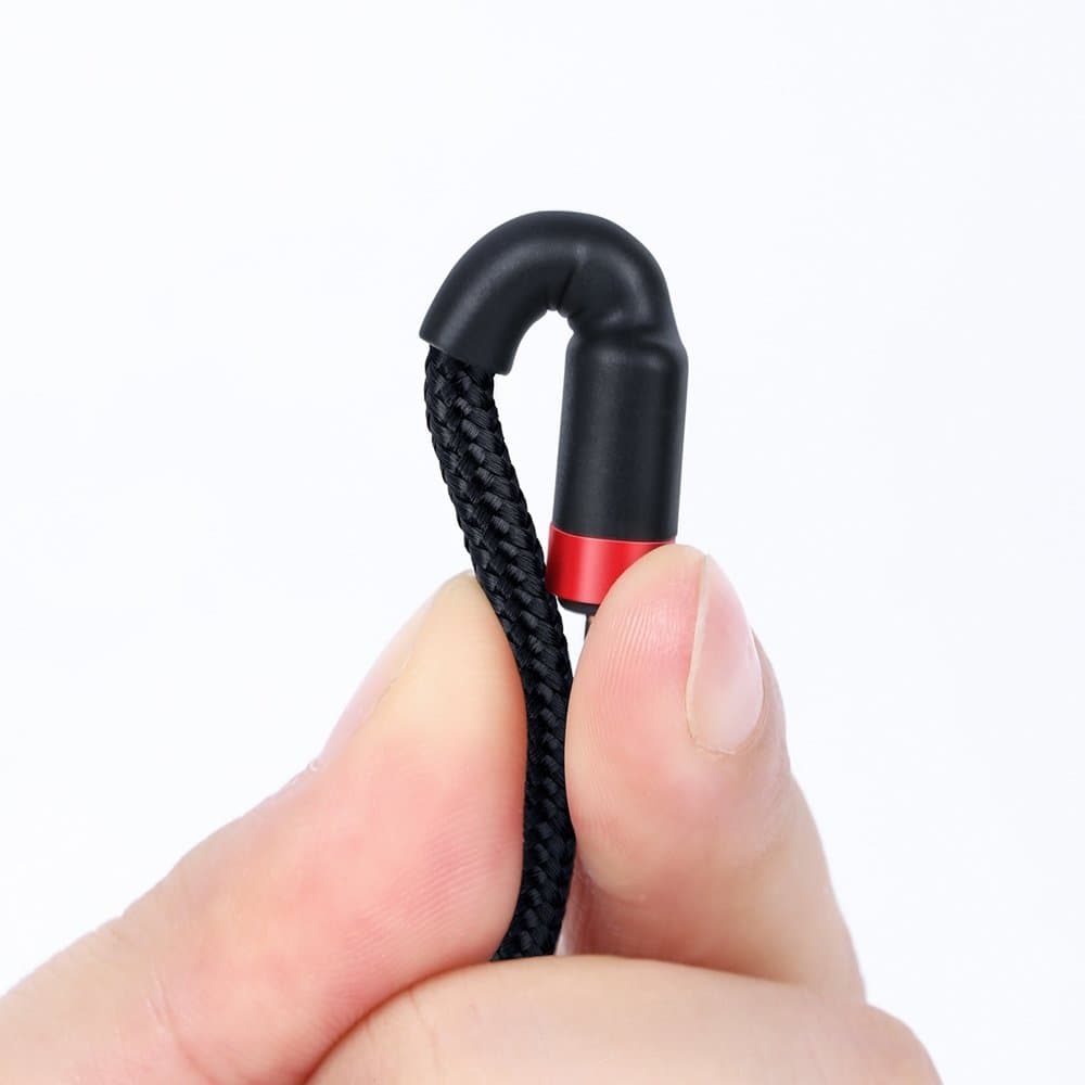 Kabel Wytrzymały elastyczny USB-C PD 2.0 60W 20V 3A QC3.0x1m czerwony