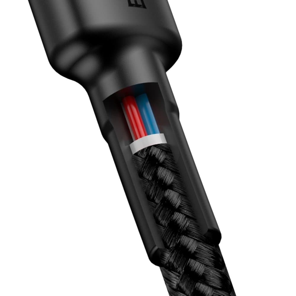 Kabel Wytrzymały elastyczny USB-C PD 2.0 60W 20V 3A QC3.0x1m czerwony