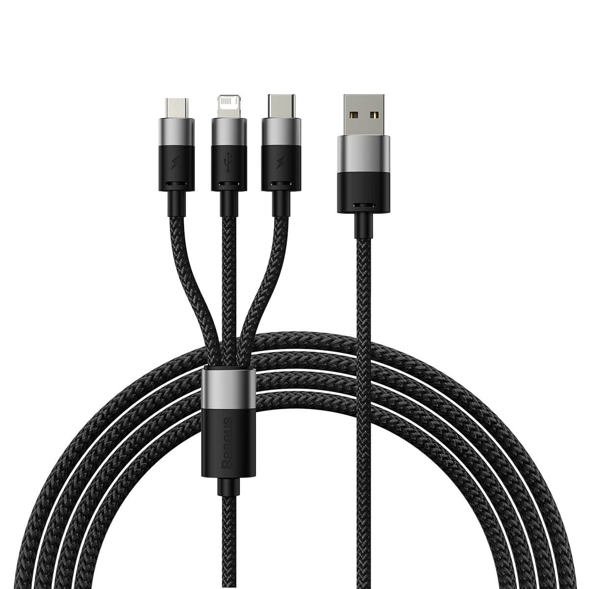 Kabel StarSpeed 3w1 USB micro czarny