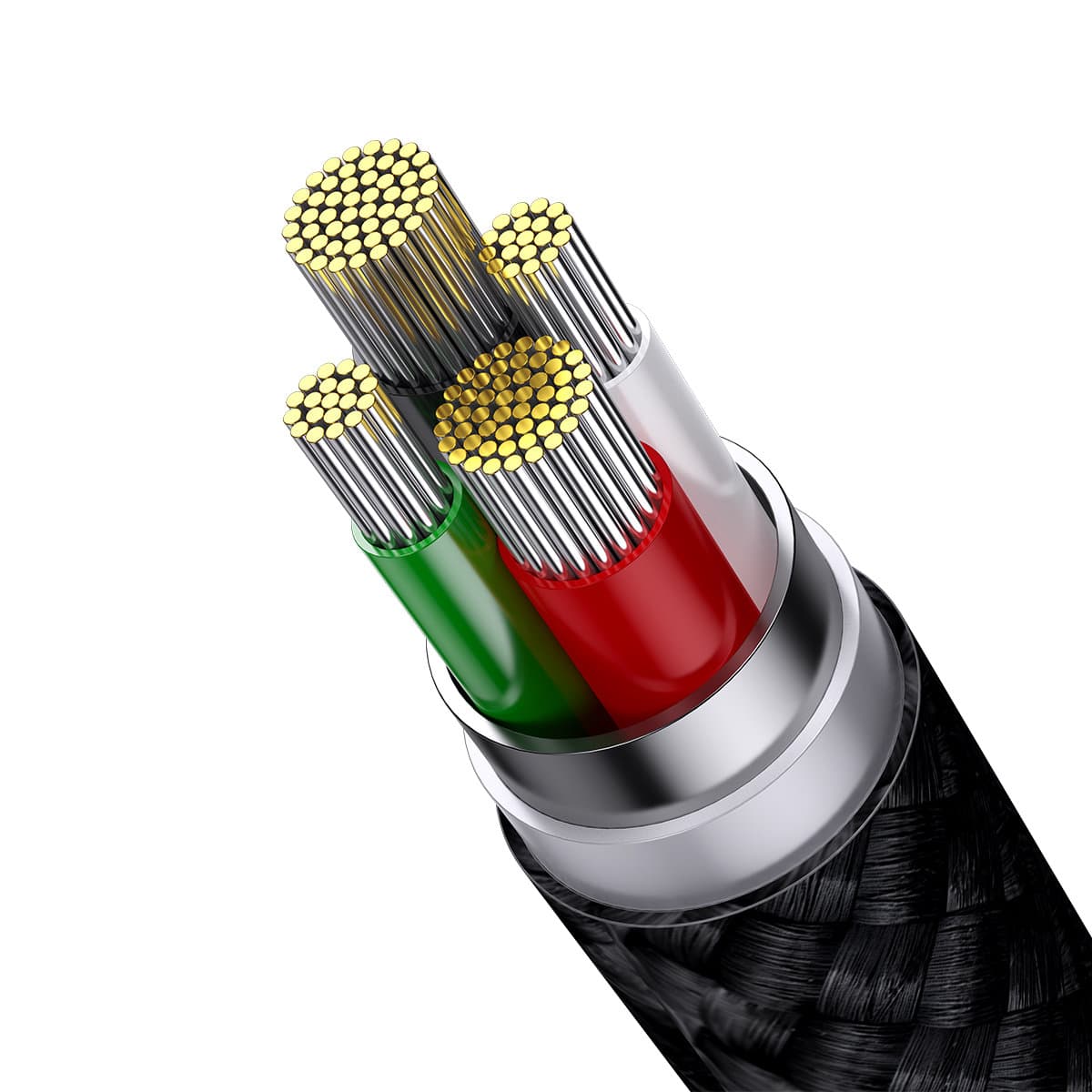 Kabel StarSpeed 3w1 USB micro czarny