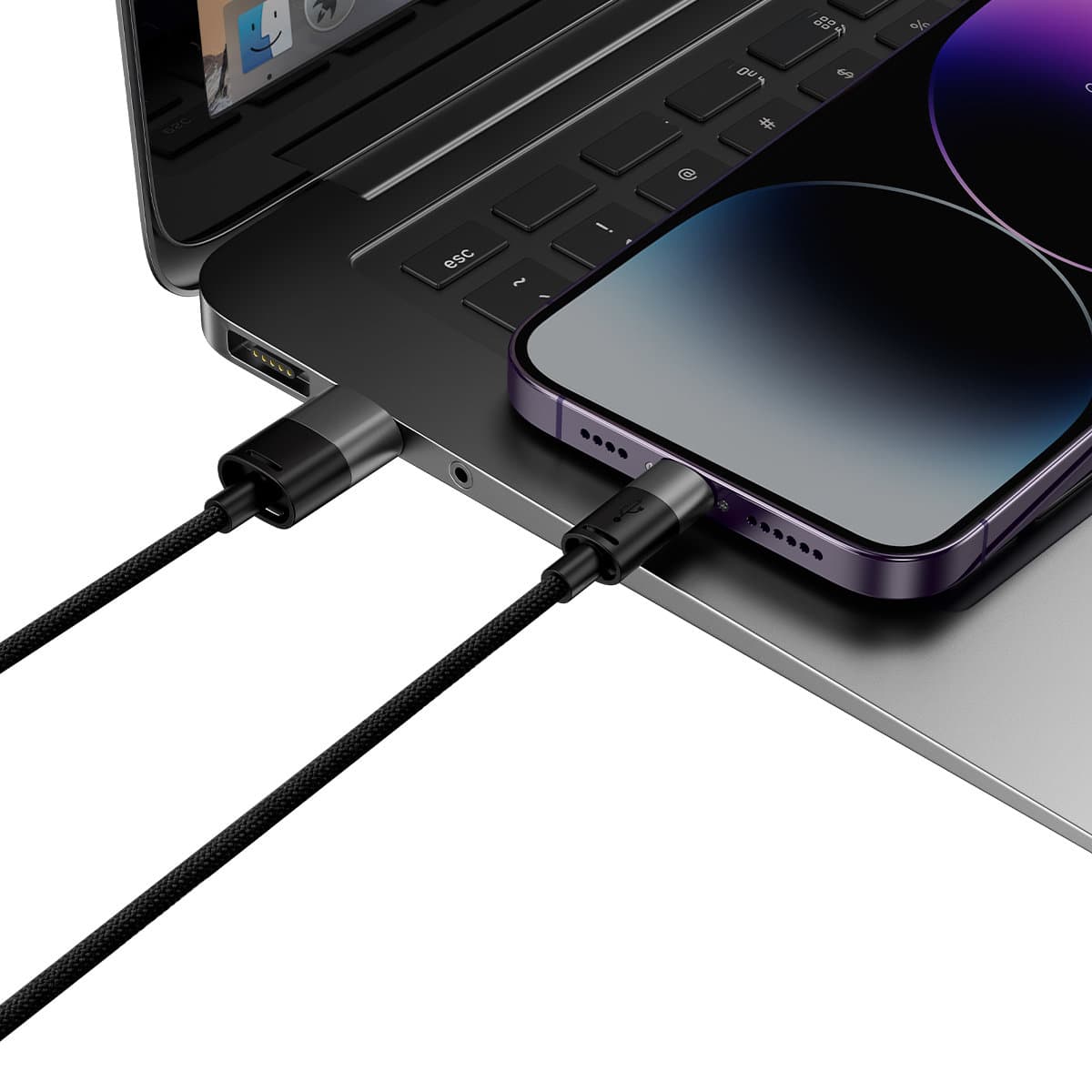 Kabel StarSpeed 3w1 USB micro czarny