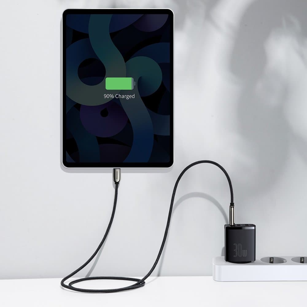 Compact sieciowa 2x USB USB-C 30W 3A PD QC czarny
