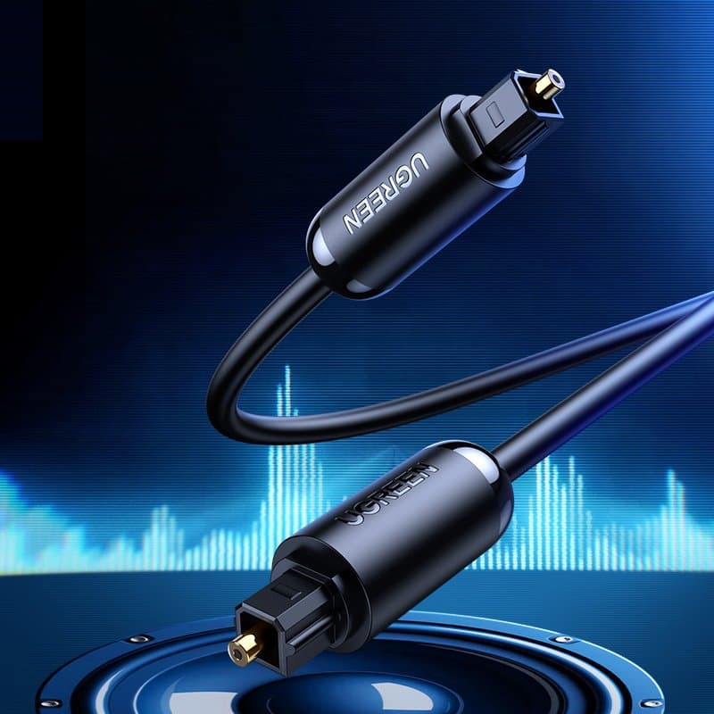 Kabel optyczny audio cyfrowy światłowód Toslink Spdif 1.5m szary