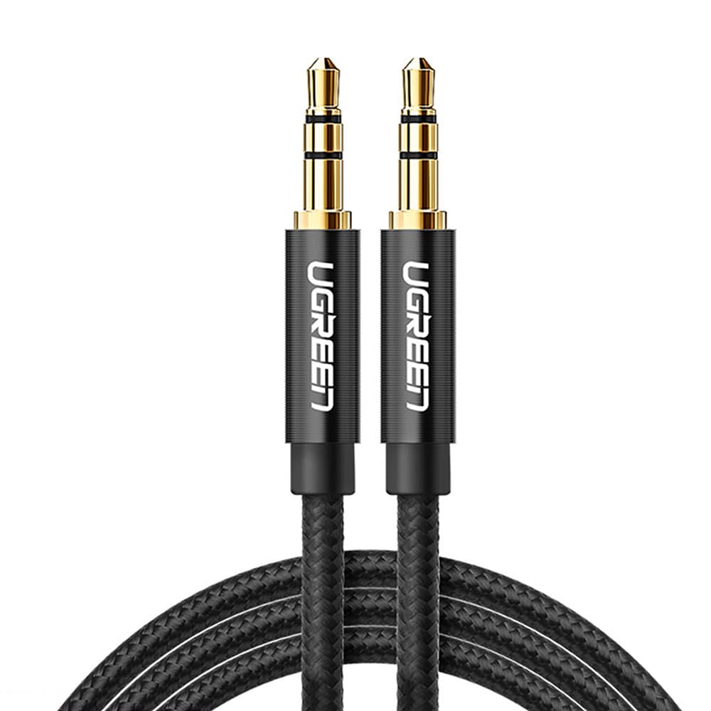Kabel audio 2x mini jack 3.5mm 2m czarny
