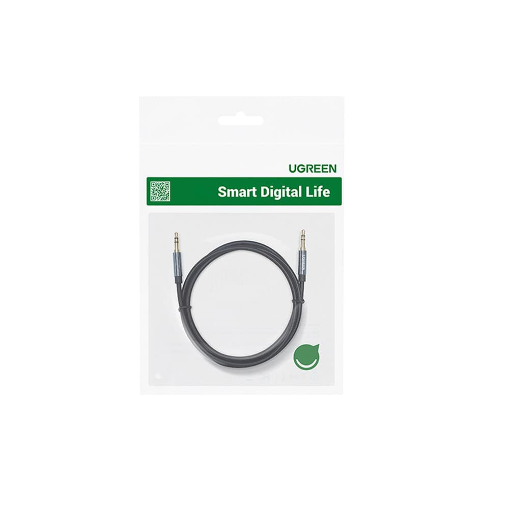 Kabel audio 2x mini jack 3.5mm 2m czarny