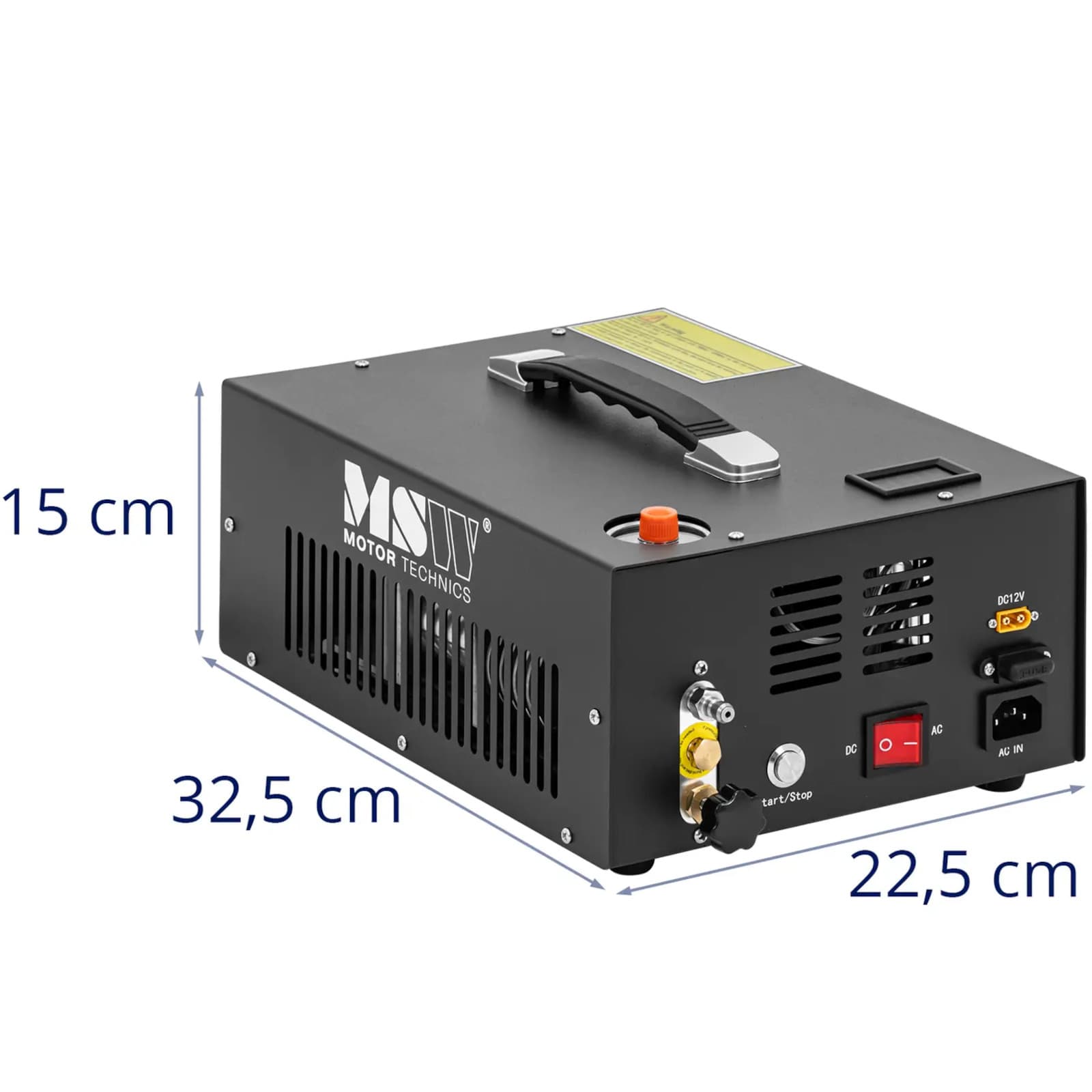Kompresor sprężonego powietrza Pcp 300bar 12 350W