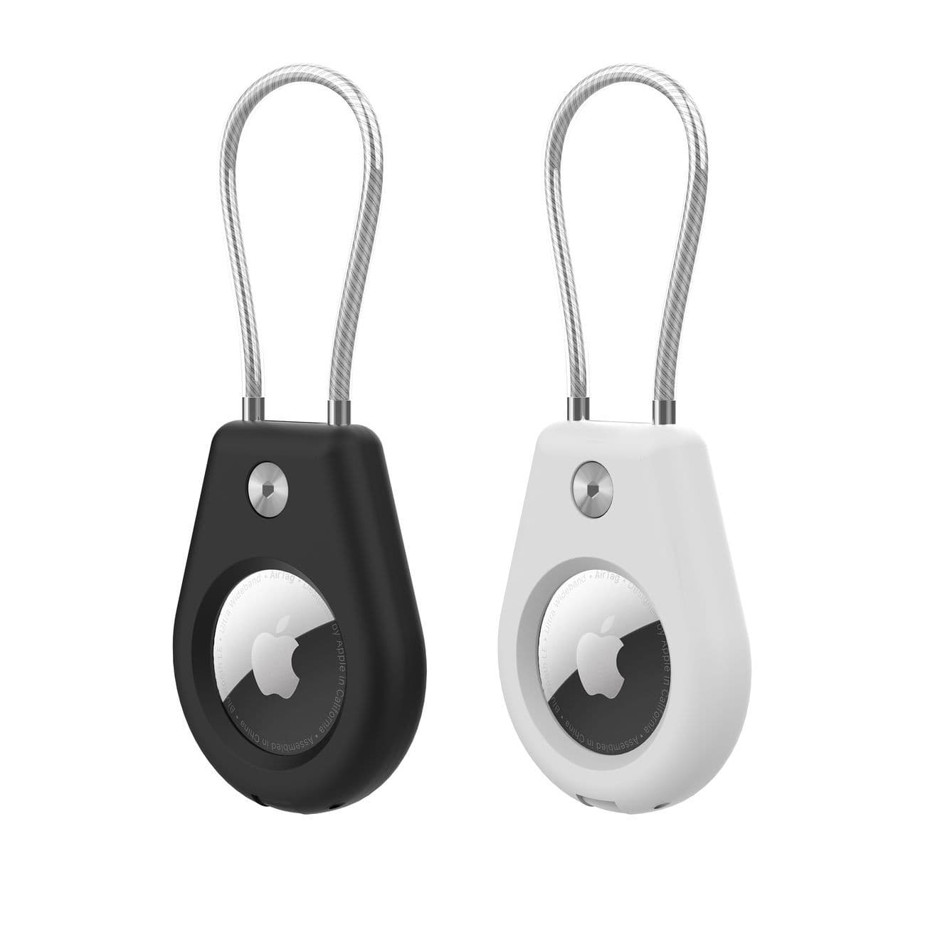 Etui na lokalizator Apple AirTag ze stalową linką 2 szt