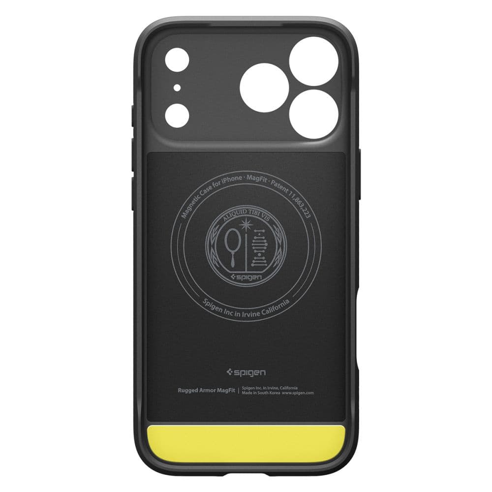 Etui na iPhone 17 Pro Mat pancerne Mag MagSafe czarny