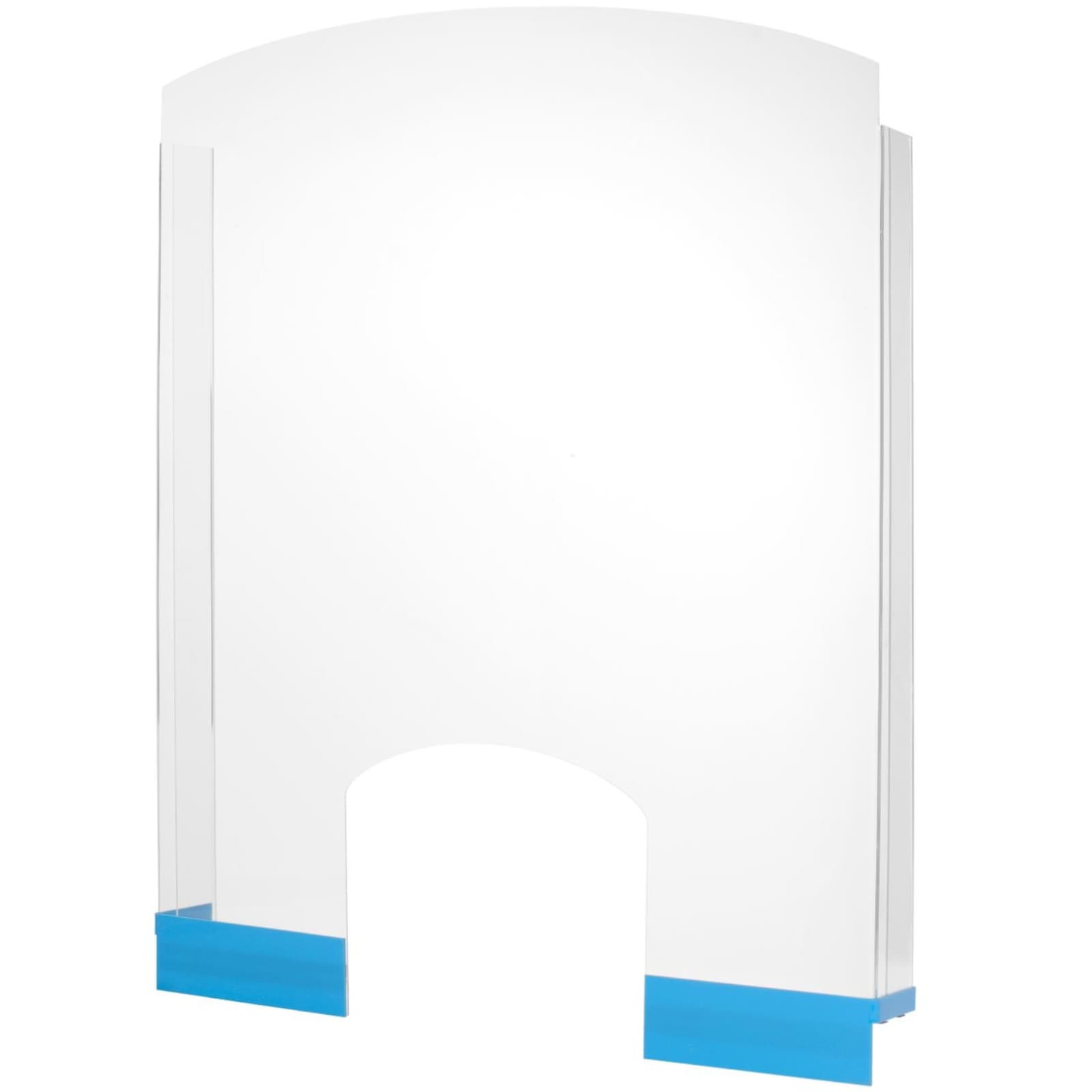 Osłona ochronna oddzielająca z plexi do recepcji na ladę 850x700mm